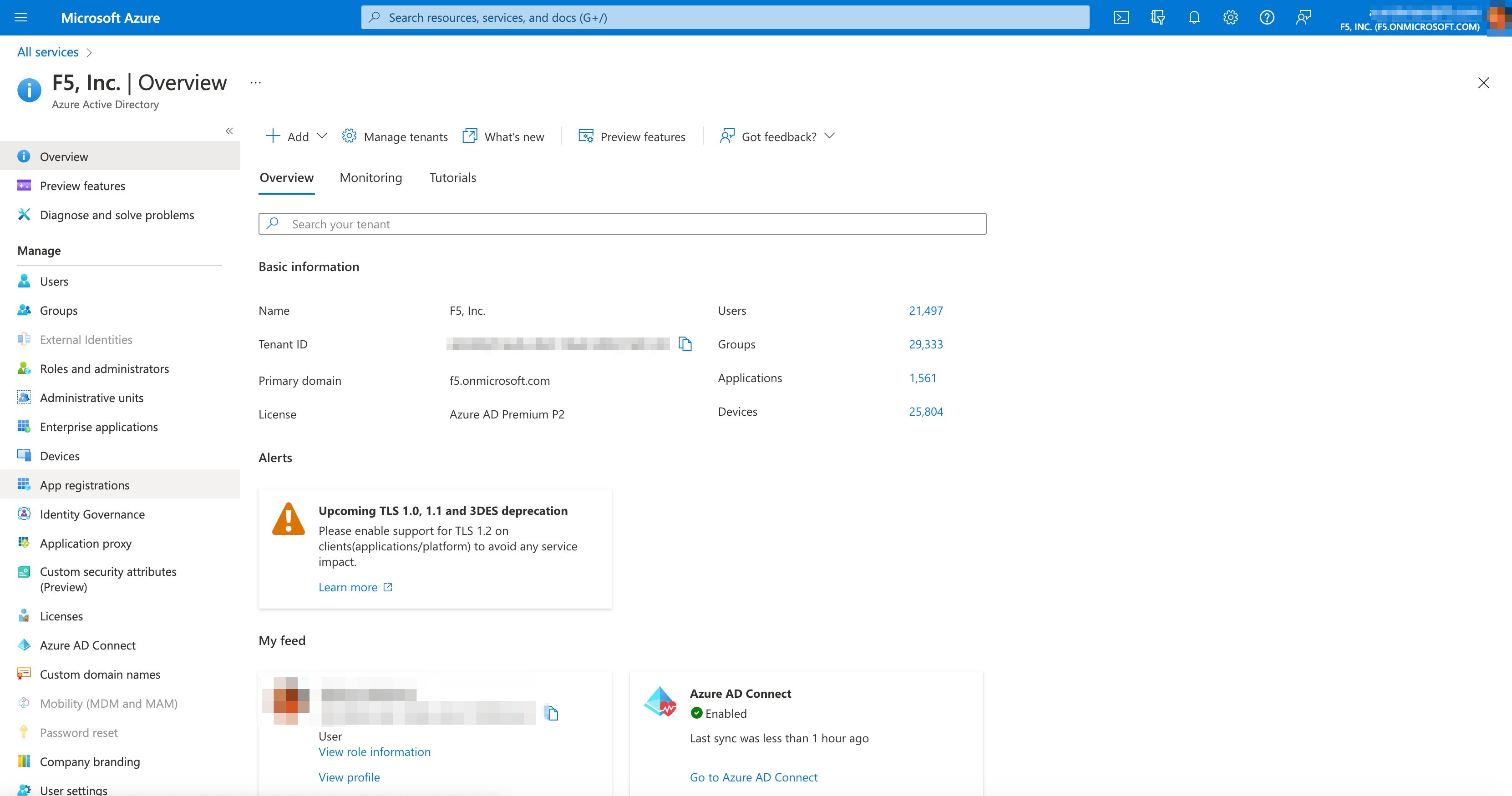 Figure: Office 365 Entra ID Application Registration